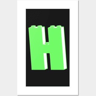 THE LETTER H Posters and Art